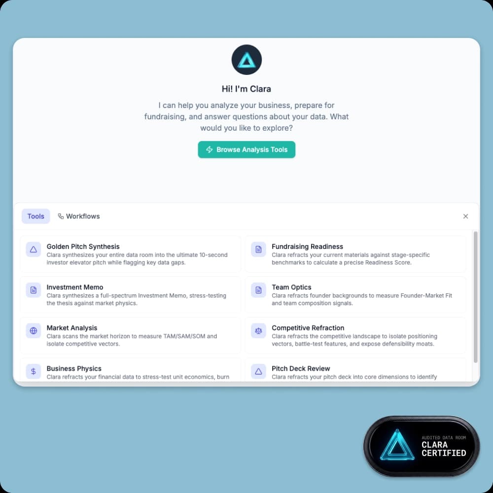 Clara AI Automated Diligence and Readiness Engine
