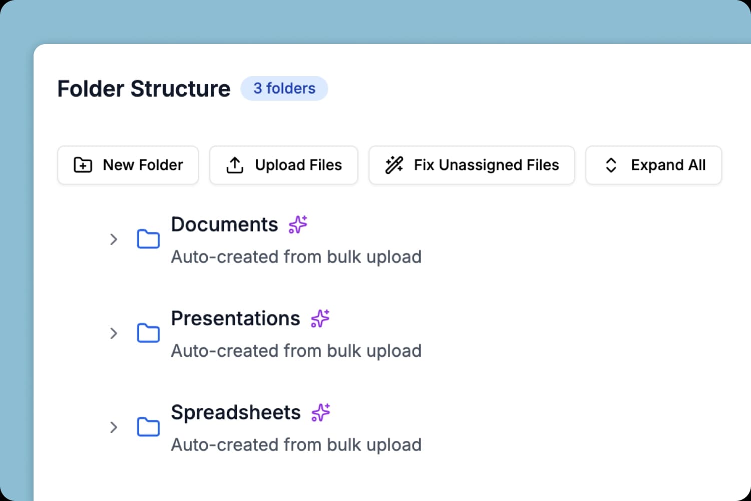 Investor Data Room Folder Structure
